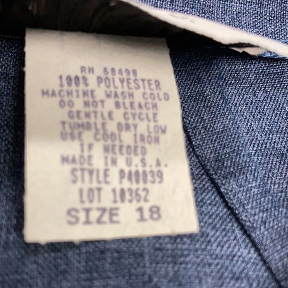 Vintage Danielle B, Skirt, blue, Size 14, - Picture 14 of 14